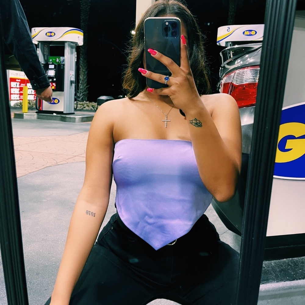 purple tube top (worn once)